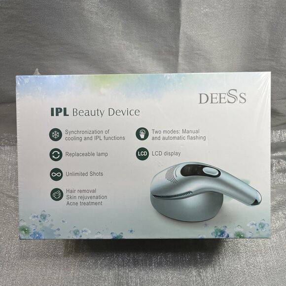 Deess IPL Beauty Device, hair removal, skin rejuvenation & acne treatment NIB - Picture 1 of 5